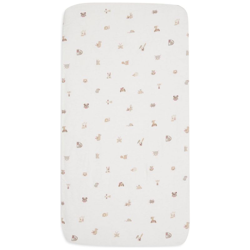 Drap housse en jersey Animal Friends (40 x 80 cm) Jollein Produit 4