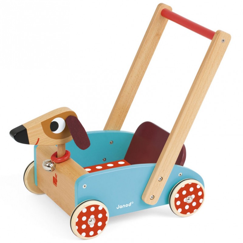 Chariot de marche crazy doggy Janod