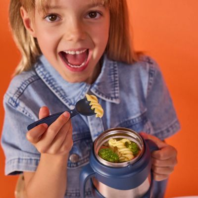 Boîte à repas isotherme avec fourchette Midnight (335 ml)