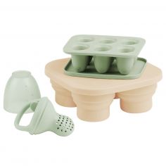 Set grignoteuse et moules en silicone - Babymoov