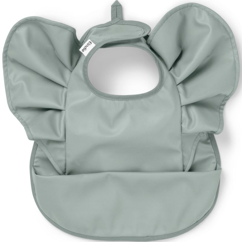 Bavoir à velcro Deco Turquoise Wings Elodie Details