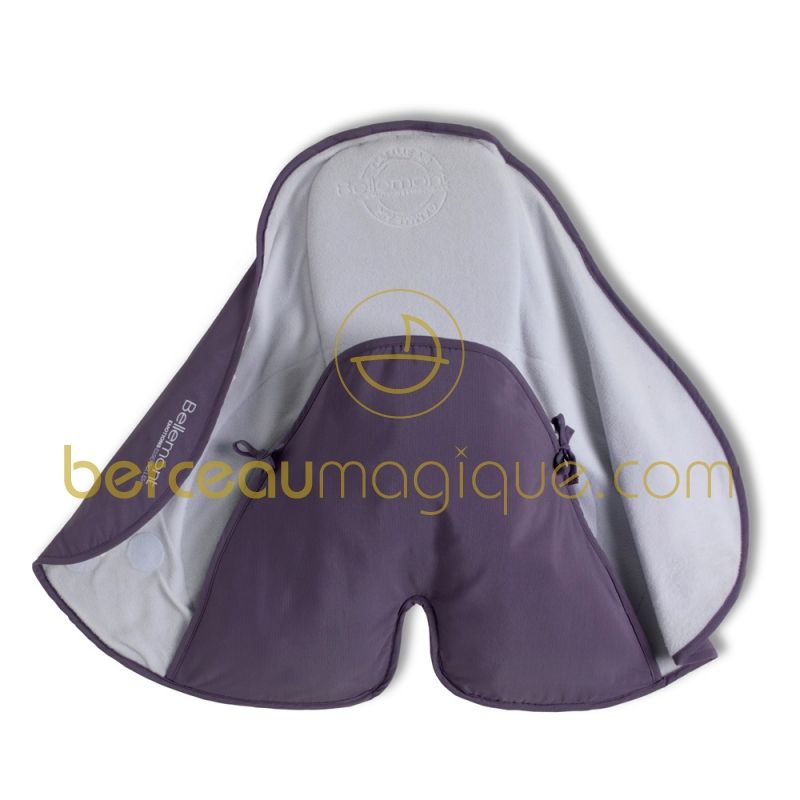 Plaid naissance prune (0-5 mois) Angelcare
