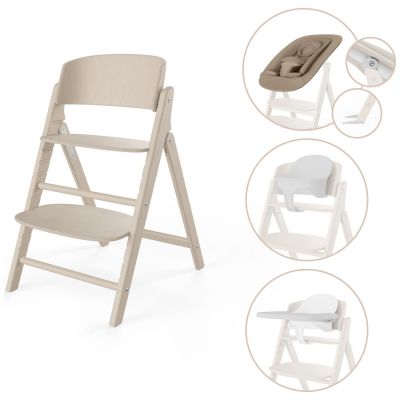 Chaise haute évolutive Click & Fold 4 in 1 All Natural