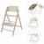 Variation Light natural du produit Chaise haute évolutive Click & Fold 4 in 1 All Natural de la marque Cybex