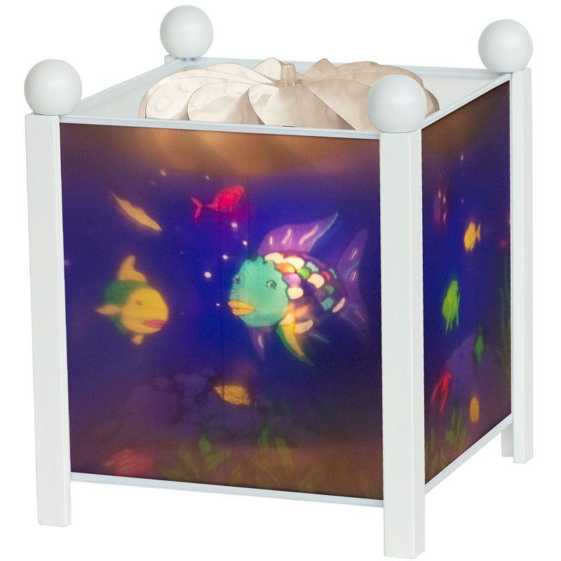 Lanterne magique ''Poisson Arc en ciel'' blanche Trousselier