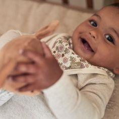 Lot de 2 bavoirs bandana Retro Flowers