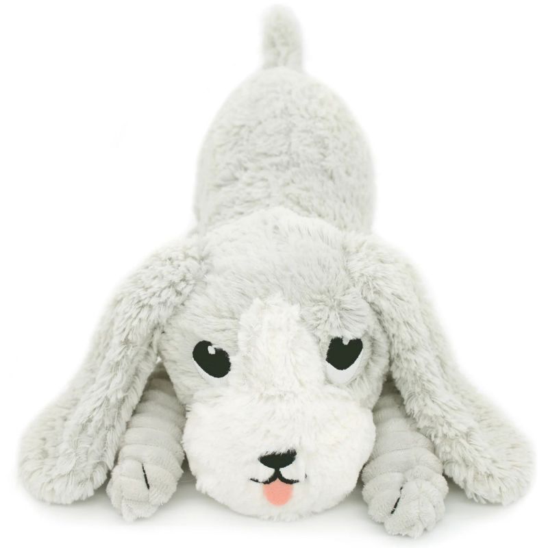 Peluche Chien maman et bébé Les Ptipotos Gris clair (34 cm) Les Déglingos Produit 4