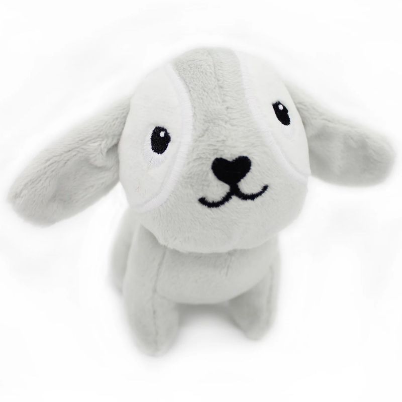 Peluche Chien maman et bébé Les Ptipotos Gris clair (34 cm) Les Déglingos Produit 6