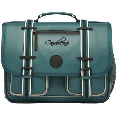 Cartable A4 primaire Blue Grey Stripes (38 cm)