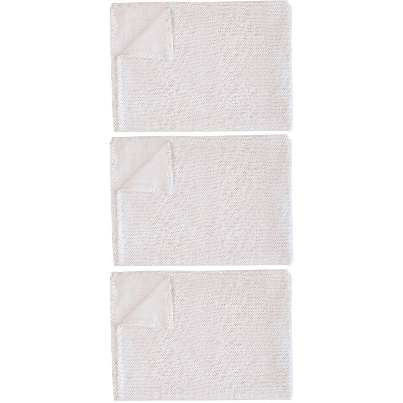 Lot de 3 langes mousseline Dots (55 x 55 cm) Trixie