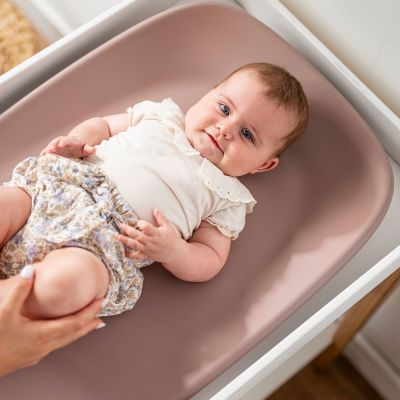 Matelas à langer en mousse Softy Vieux Rose (70 x 50 cm)