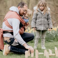 Porte Bébé P'tit Evo Acajou