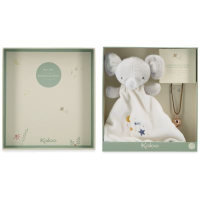 Coffret bola et doudou Eléphant