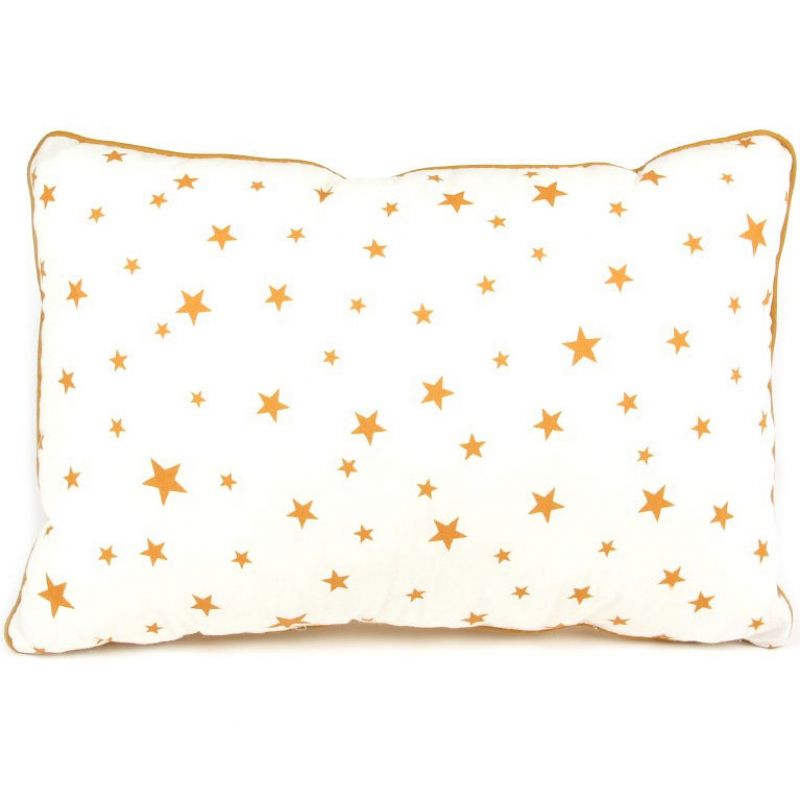 Coussin rectangulaire Jack Etoile jaune moutarde (23 x 34 cm) Nobodinoz