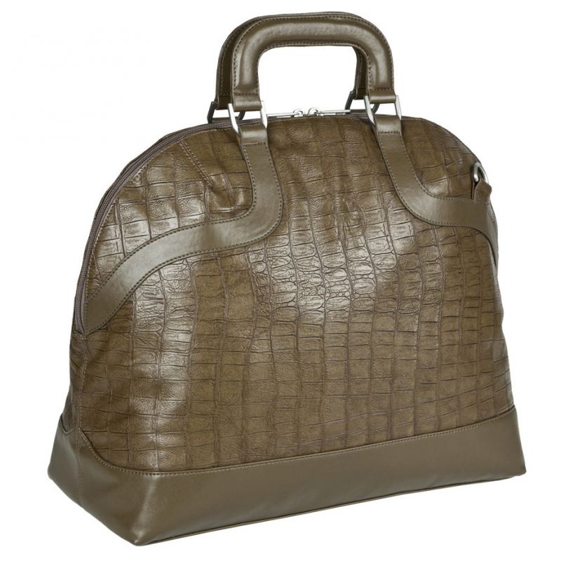 Sac à langer Tender Bowler imitation reptile vert olive Lässig