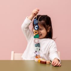 Perles en bois à enfiler All Animals