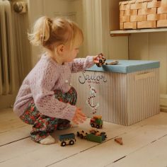 Train d'animaux en bois