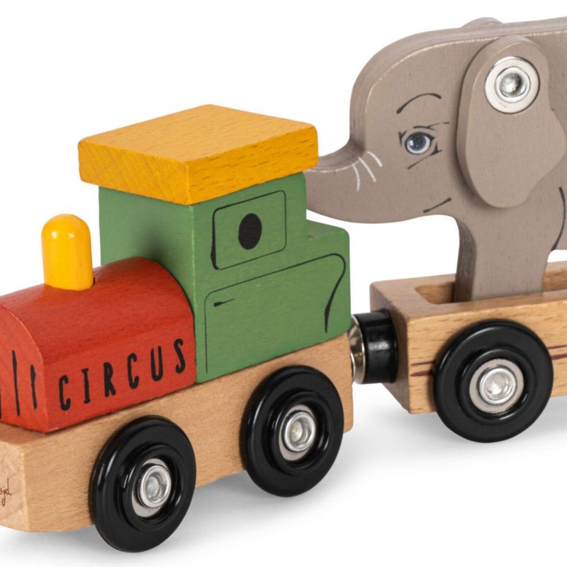 Train d'animaux en bois Konges Slojd Produit 7