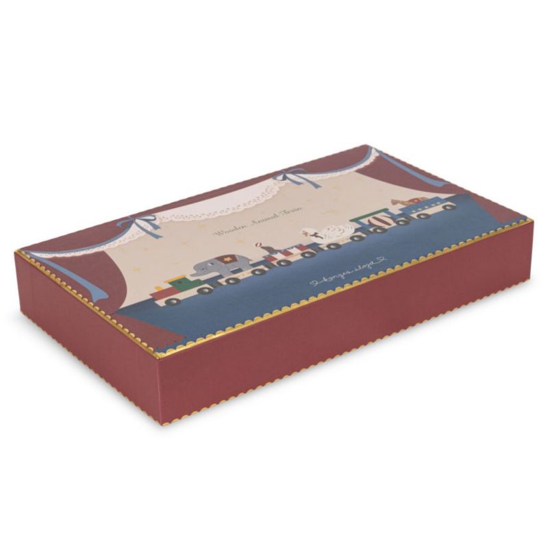 Train d'animaux en bois Konges Slojd Packaging 8