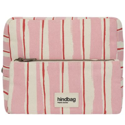 Trousse de toilette XL Alix Rayures Larges Rose