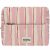 Variation Rose, écru, orange du produit Trousse de toilette XL Alix Rayures Larges Rose de la marque Hindbag
