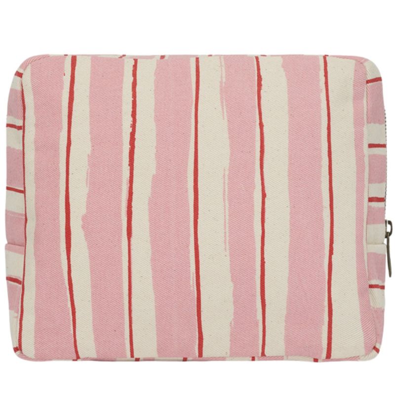 Trousse de toilette XL Alix Rayures Larges Rose Hindbag Produit 3