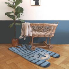 Tapis Blue Tiger (65 x 125 cm)