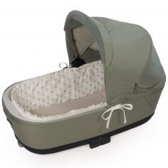 Housse de nacelle avec tiges + Drap-housse pour nacelle Botton Fleurs