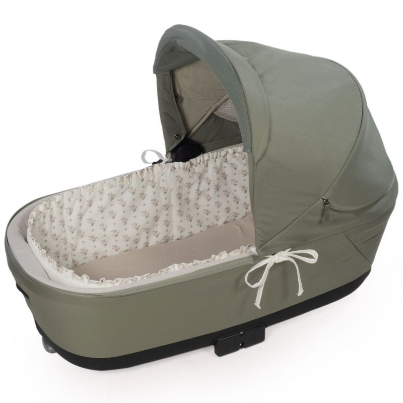 Housse de nacelle avec tiges + Drap-housse pour nacelle Botton Fleurs Walking Mum Produit 2
