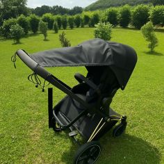 Voile d'ombrage universel pour poussette noir - Kaiser