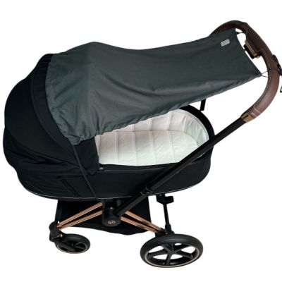 Voile d'ombrage universel pour poussette noir