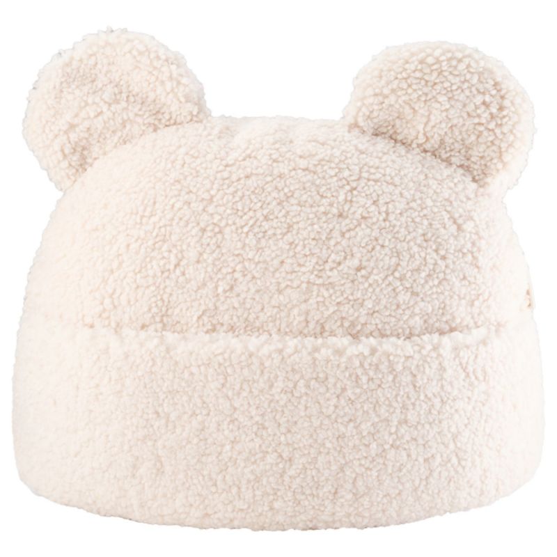 Coussin 2 en 1 Teddy Cream White molletonné Wigiwama Produit 1