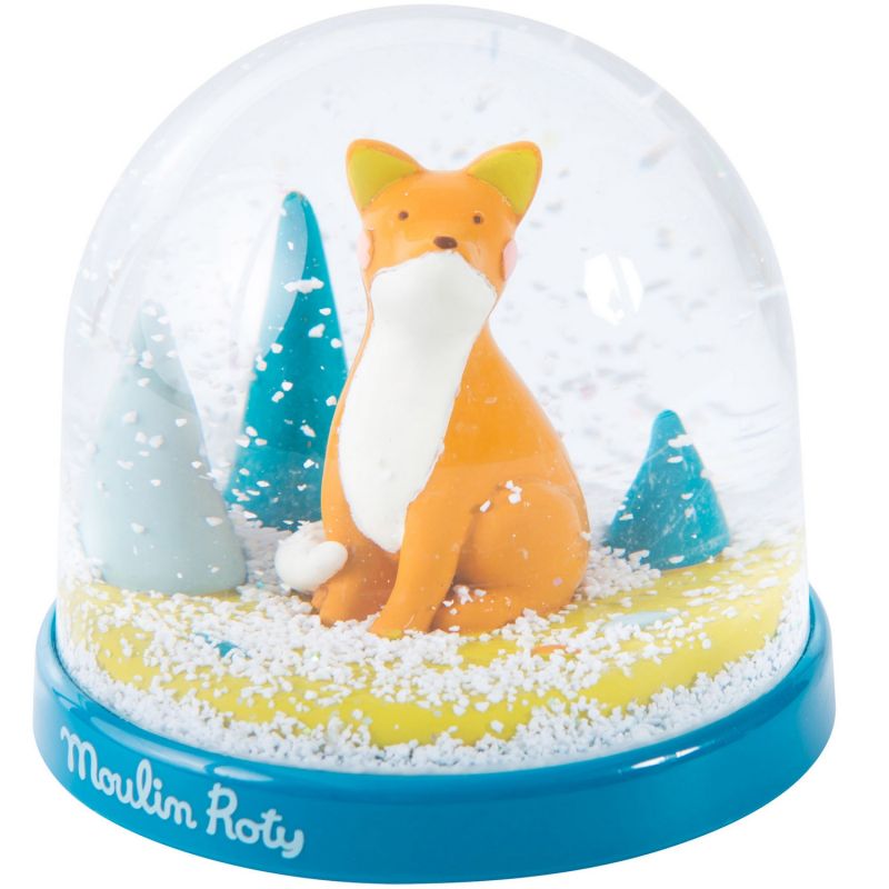 Boule à neige renard Chaussette Le voyage d'Olga Moulin Roty