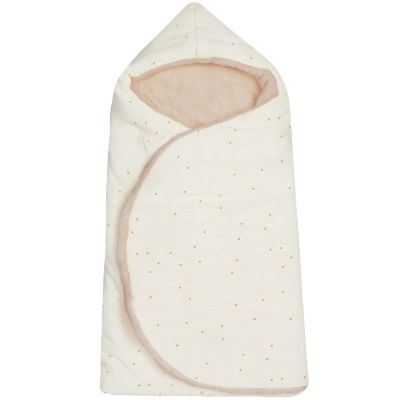 Couverture nomade hiver baby nest wabi-sabi Natural sweet dots Nobodinoz