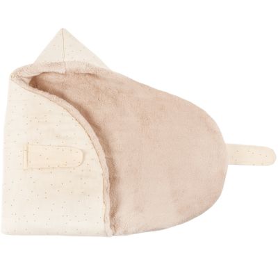 Couverture nomade hiver baby nest wabi-sabi Natural sweet dots