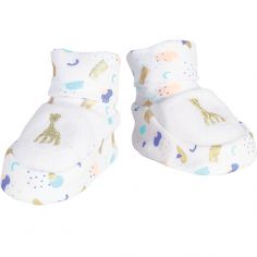 Chaussons édition limitée Sophie la girafe rose (0-1 mois) - Trois Kilos Sept