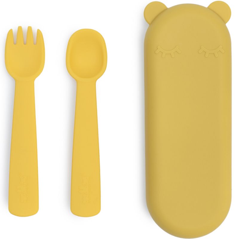 Set de 2 couverts jaune We Might Be Tiny