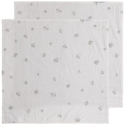 Lot de 2 langes Tender Clover (65 x 65 cm)  par Baby's Only