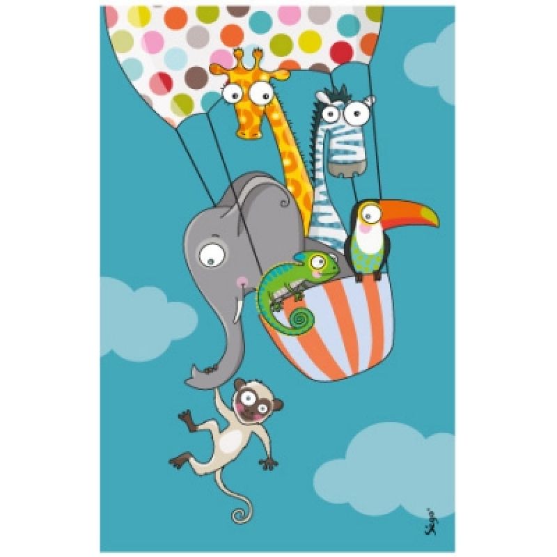 Tableau en ballon (14 x 22 cm) Série-Golo