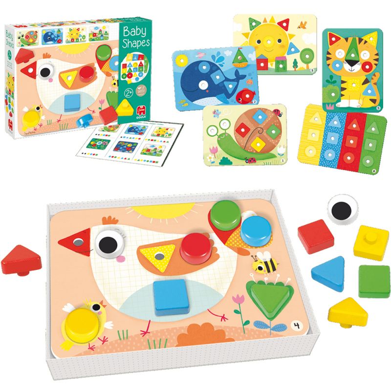 Jeux de société éducatifs Baby Shapes Goula