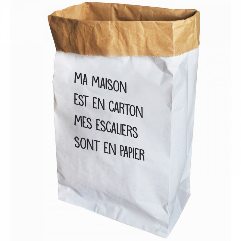 Sac en papier Ma maison Funambulus