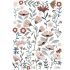 Planche de stickers A3 Ocean flowers - Lilipinso