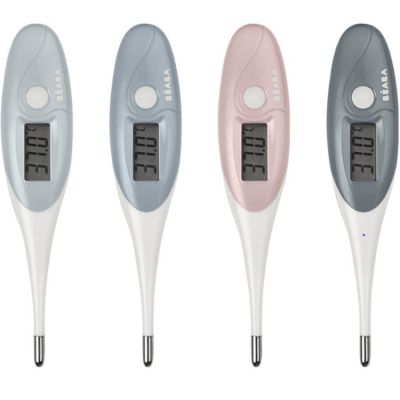 Béaba - Thermomètre digital bébé à embout souple Thermobip (coloris aléatoire)