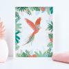 Affiche L'envol du perroquet (30 x 40 cm)  par Lilipinso