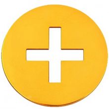 Médaille croix grecque (or jaune 18 carats)  par Maison La Couronne