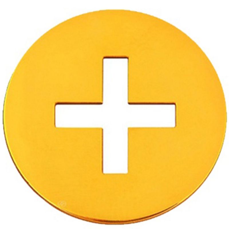 Médaille croix grecque (or jaune 18 carats) Maison La Couronne