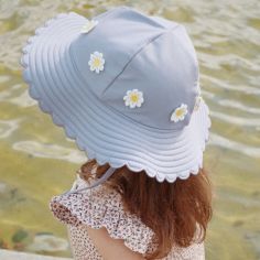 Chapeau d'été Sybille gris (12-18 mois)