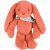 Variation Orange du produit Peluche Lapin Fleurette Terracotta (35 cm) de la marque Doudou et Compagnie