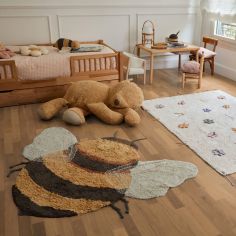 Tapis lavable Abeille (115 x 150 cm)