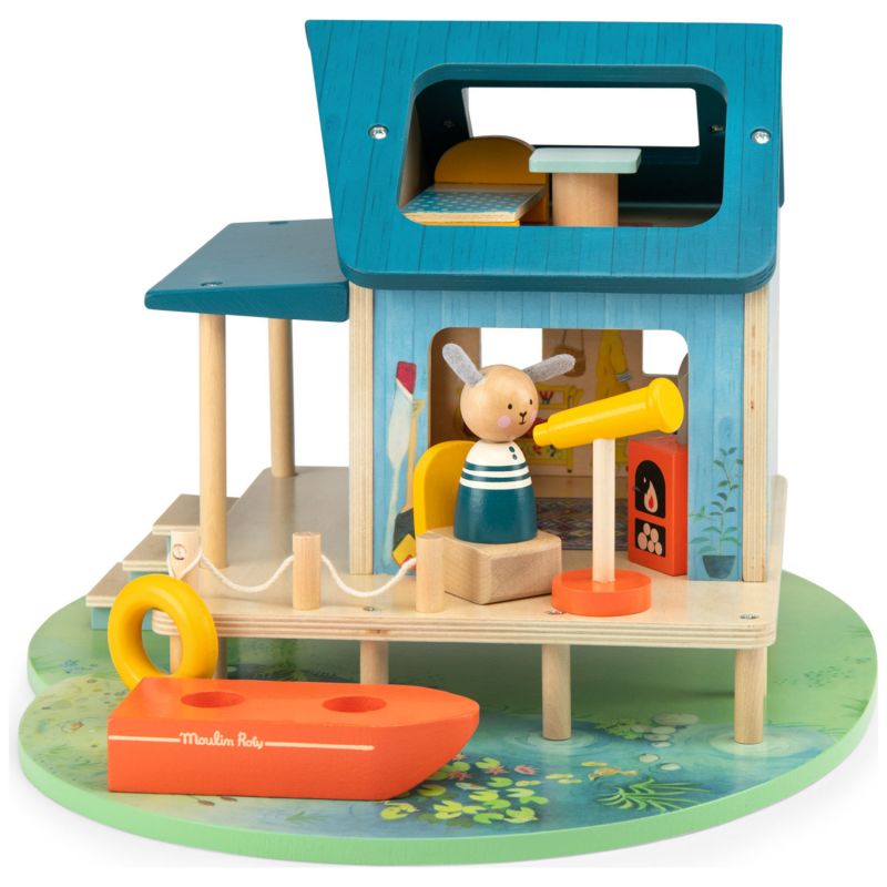 Maison du lac La Grande Famille en bois Moulin Roty Produit 4